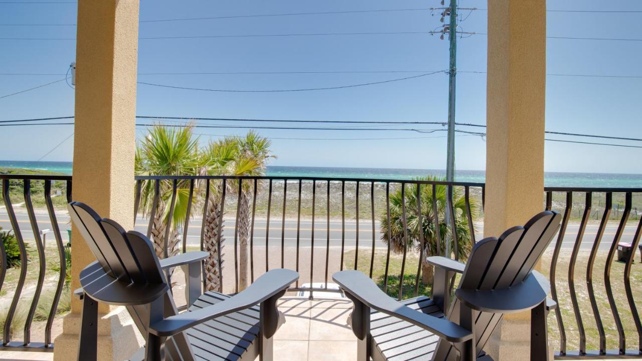 Walk To The Beach! 3 Story Home! 2 Balconies With Gulf Views! Panama City Beach Bagian luar foto