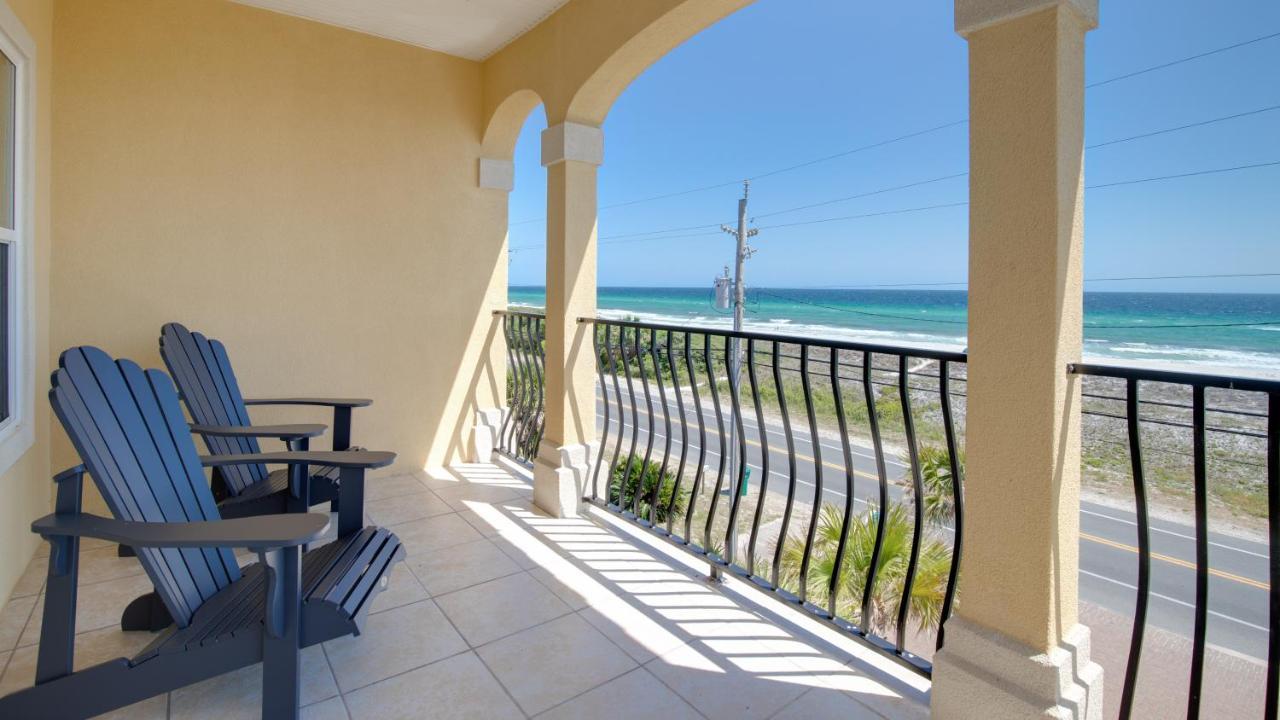 Walk To The Beach! 3 Story Home! 2 Balconies With Gulf Views! Panama City Beach Bagian luar foto